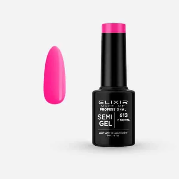 Élixir Semi Gel #613 Magenta vernis semi-permanent 5ml brillant