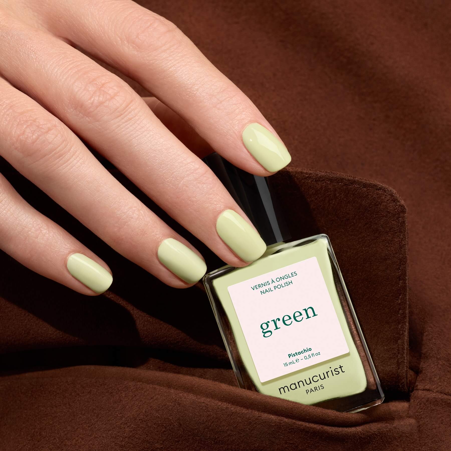 Manucurist Green Pistachio vernis à ongles vert pâle