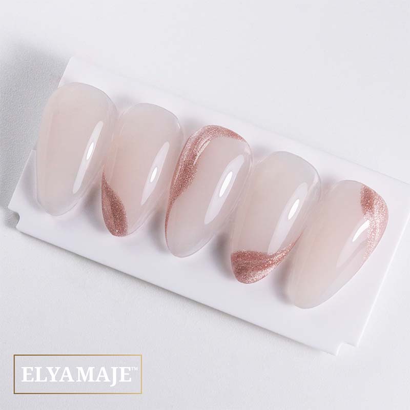 Elyamaje Creamy Gel Beige Lucid n°12 gel construction gainage