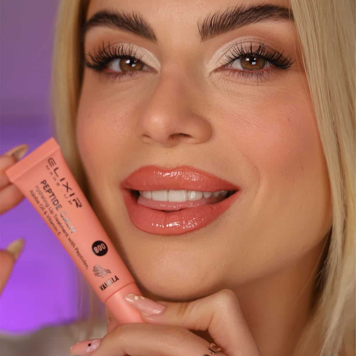 Élixir Peptide Vanilla Velvet combo soin lèvres nude