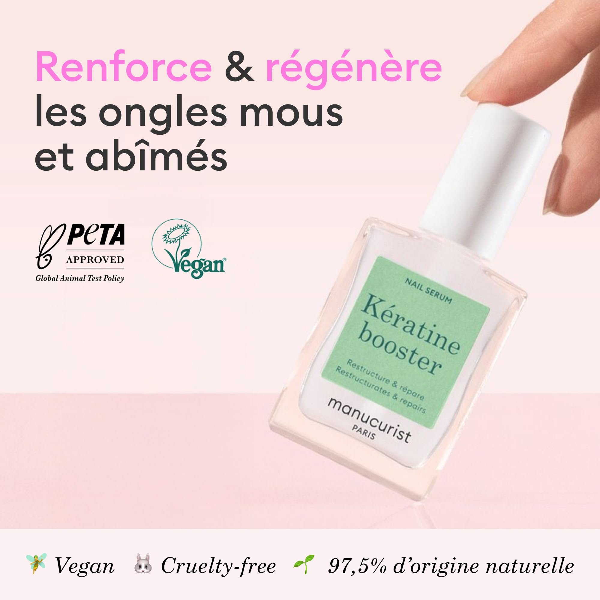 Manucurist Kératine Booster sérum durcisseur kératine