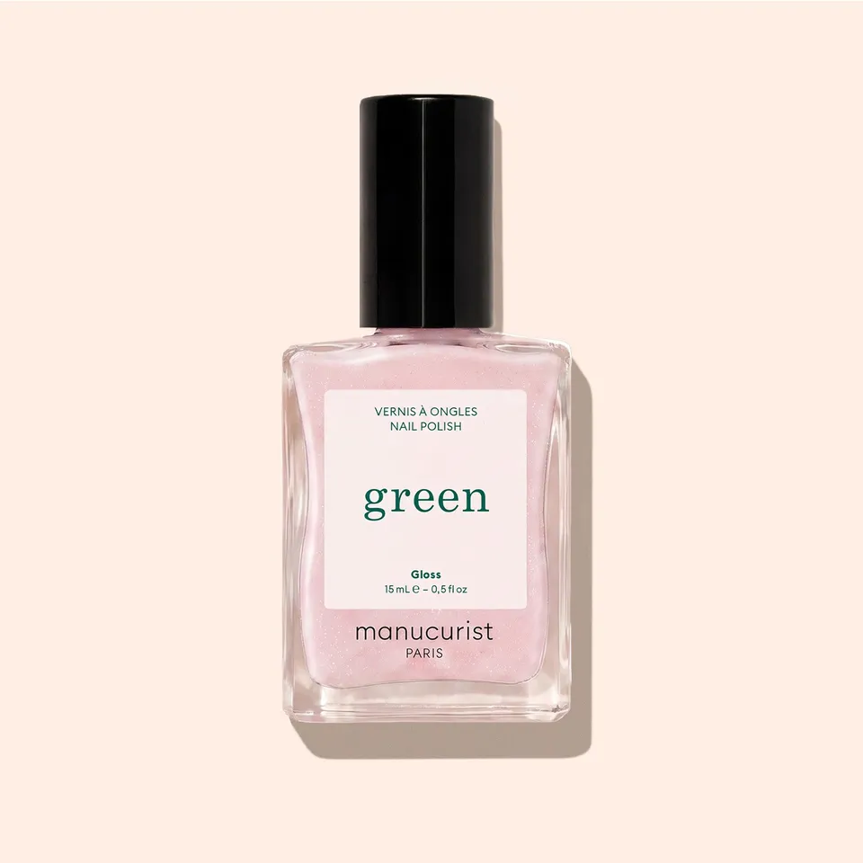Manucurist Green Gloss vernis à ongles blanc irisé