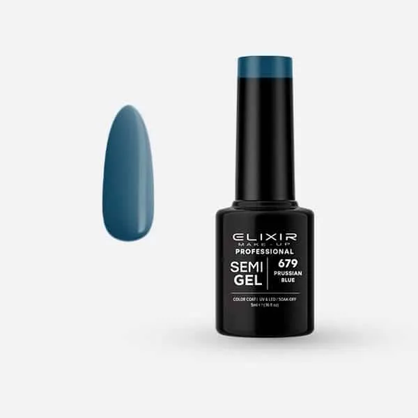 Élixir Semi Gel #679 vernis semi-permanent 5ml bleu