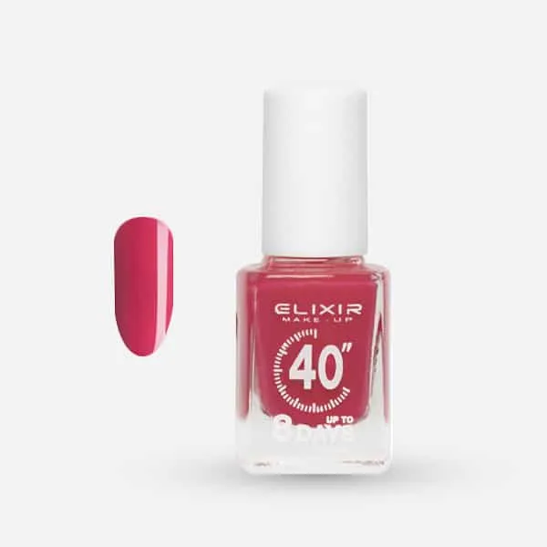 Élixir Fast Dry 40″ Vernis à Ongles N°444 Warm Pink tenue 8 jours