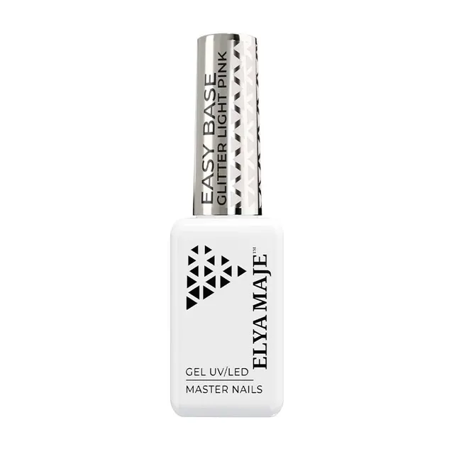 Elyamaje Easy Base Glitter Light Pink base pailletee rose