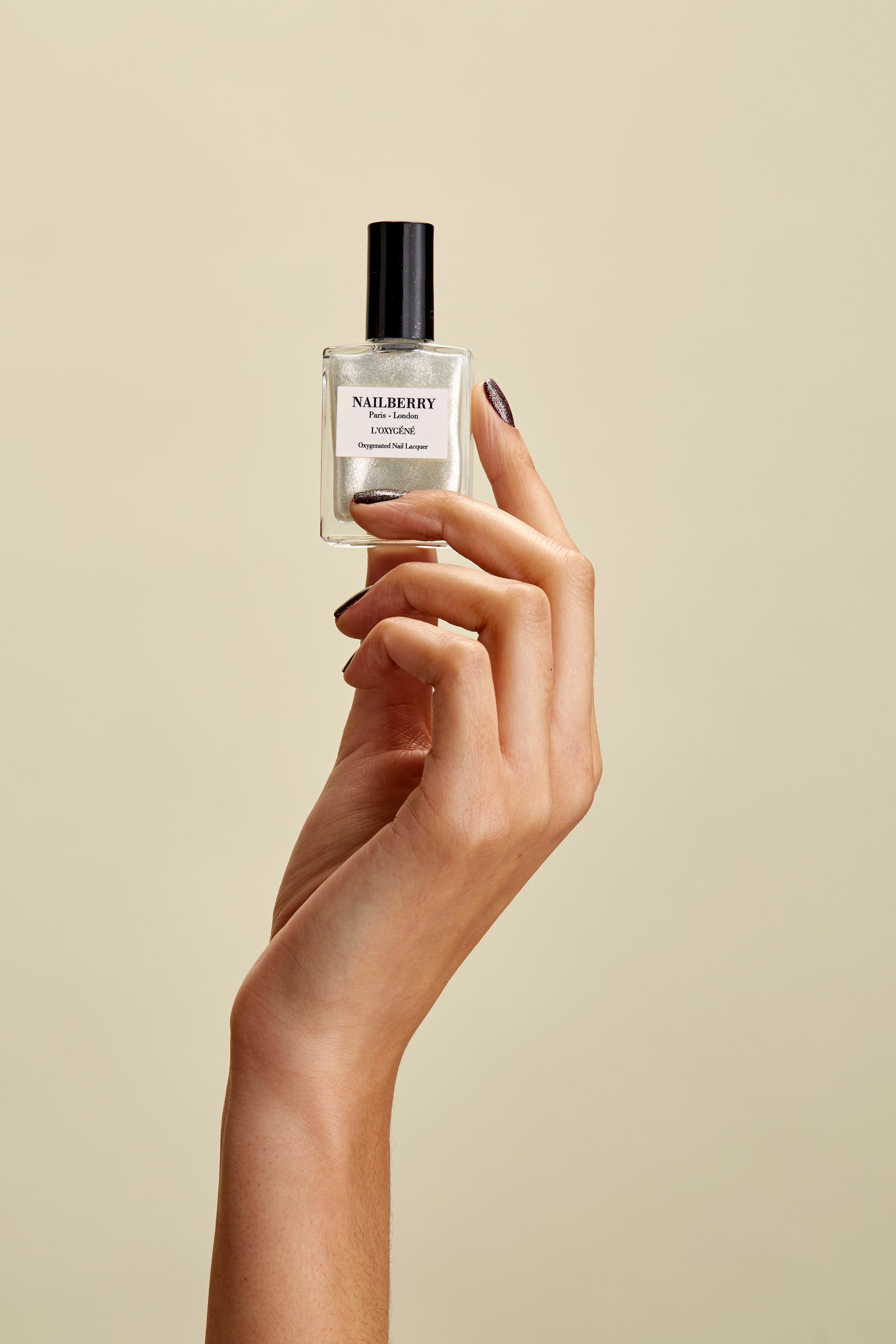 Nailberry L'oxygéné Star Dust vernis 14 ml blanc argenté