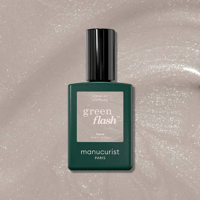 Manucurist Green Flash Tweed vernis semi-permanent gris nacré