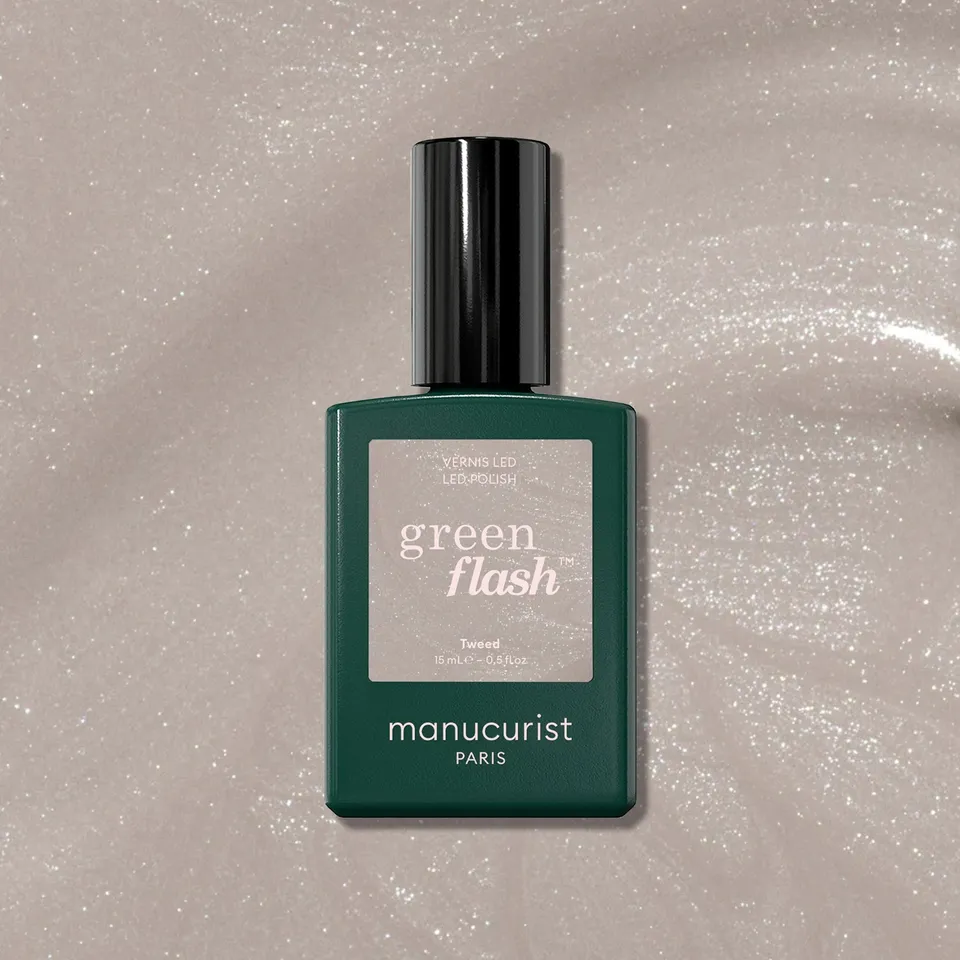 Manucurist Green Flash Tweed vernis semi-permanent gris nacré