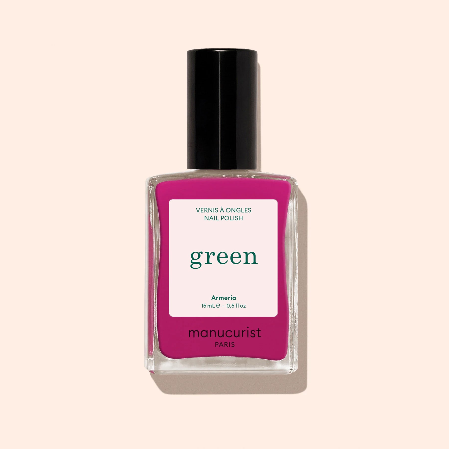 Manucurist Green Armeria vernis à ongles mauve rosé opaque