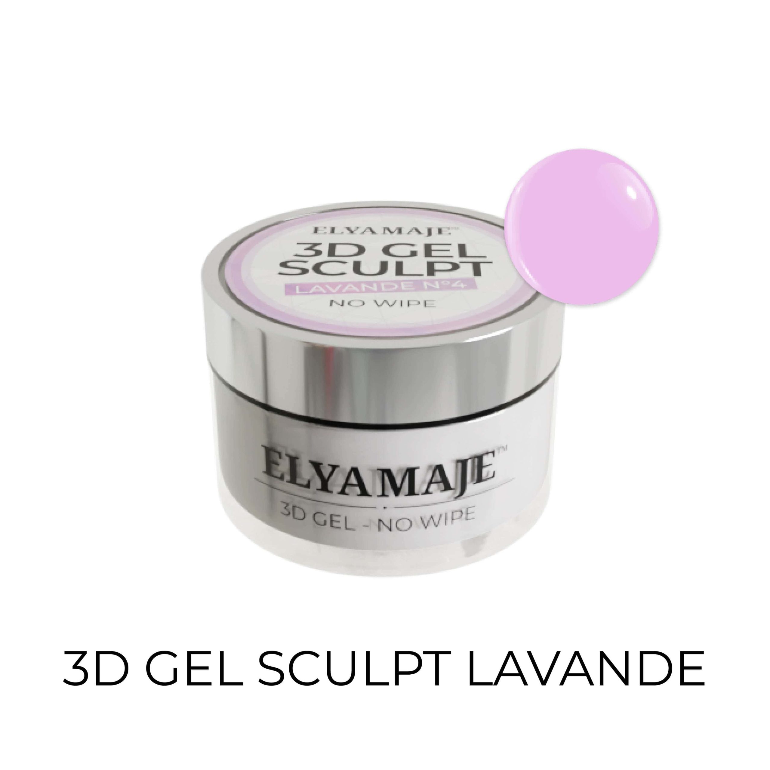 Elyamaje 3D Gel Sculpt N°4 Lavande gel nail art