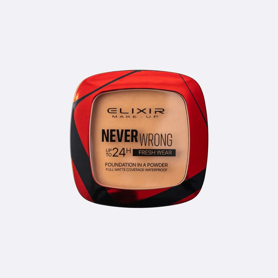 Élixir Never Wrong 944D fond de teint poudre couvrance mat