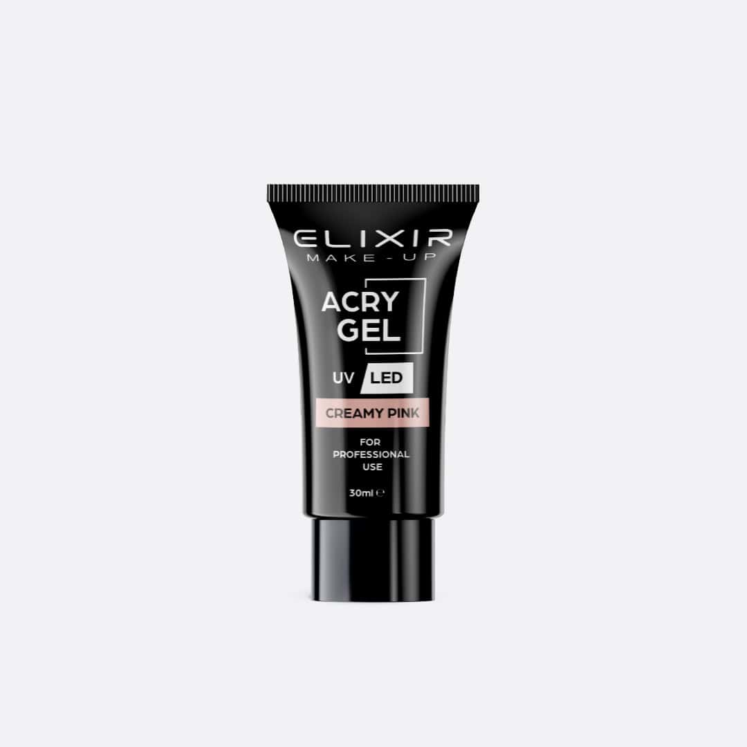 Elixir AcryGel #701 Creamy Pink gel construction 30g rose nude