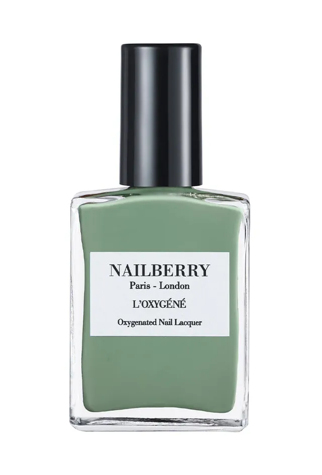 Nailberry L'Oxygéné Mint vernis 15ml vert sauge