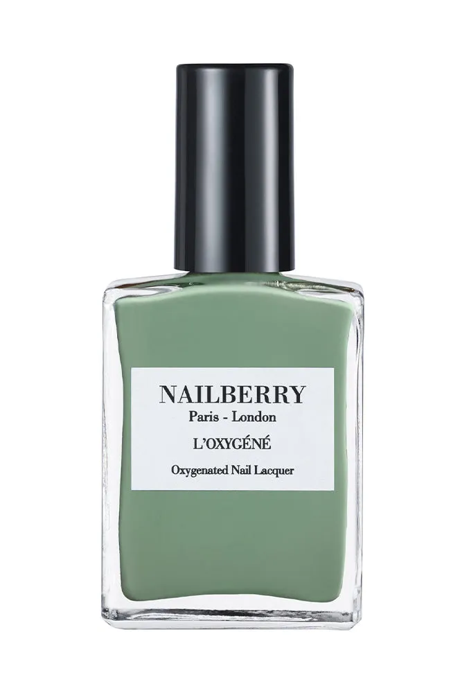 Nailberry L'Oxygéné Mint vernis 15ml vert sauge