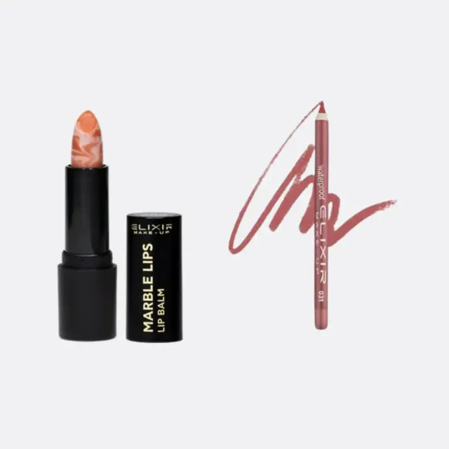 Élixir Marble Lips Warm Marble combo lèvres hydratant