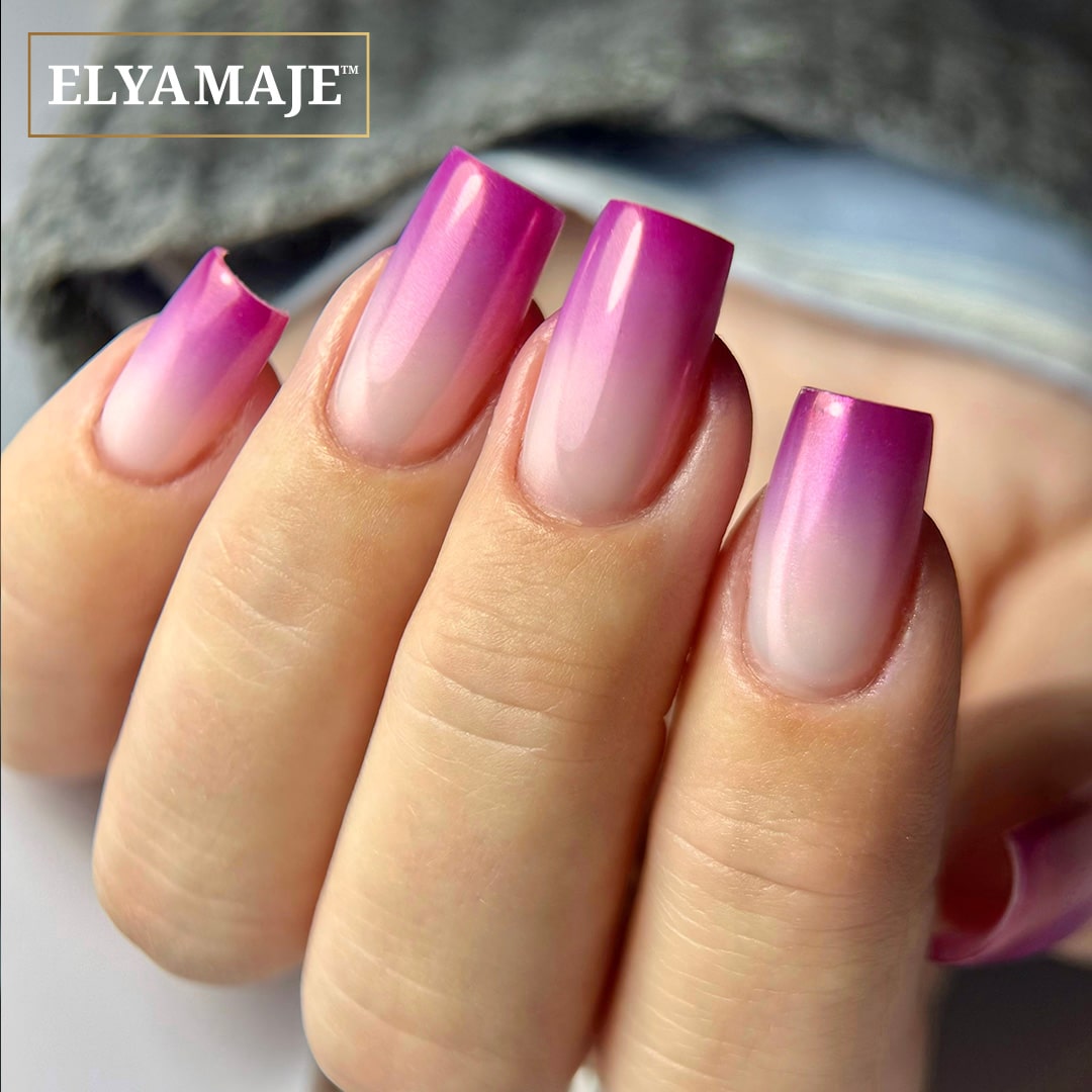 Elyamaje Ultra Baby Paint 04 Violine gel nail art babyboomer