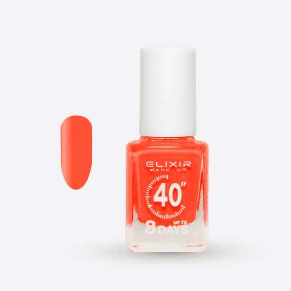Élixir 40 Fast Dry vernis #451 Peachy Orange séchage 40 secondes