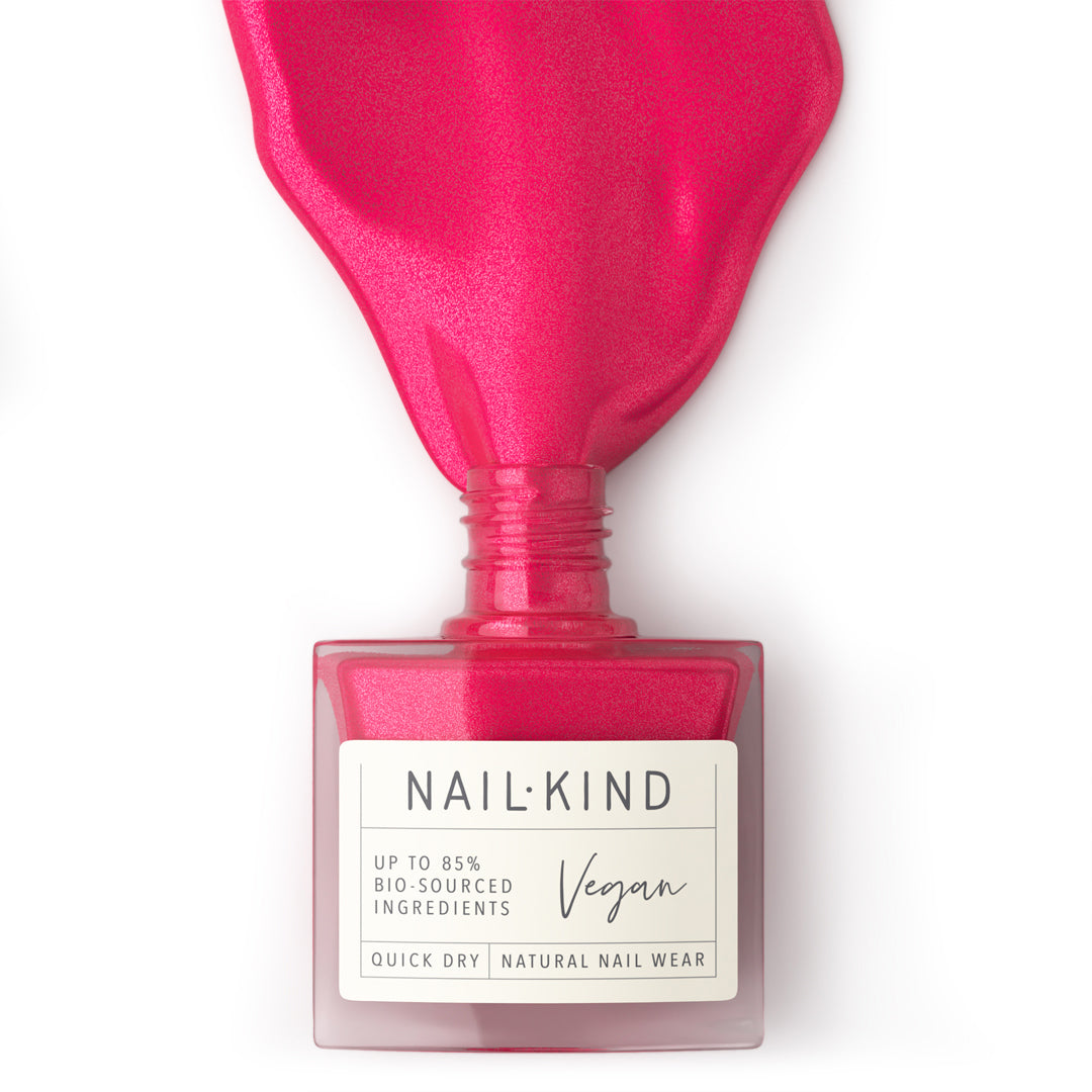 NAIL KIND The Colour Squad Sunset Illusion vernis rose pailleté
