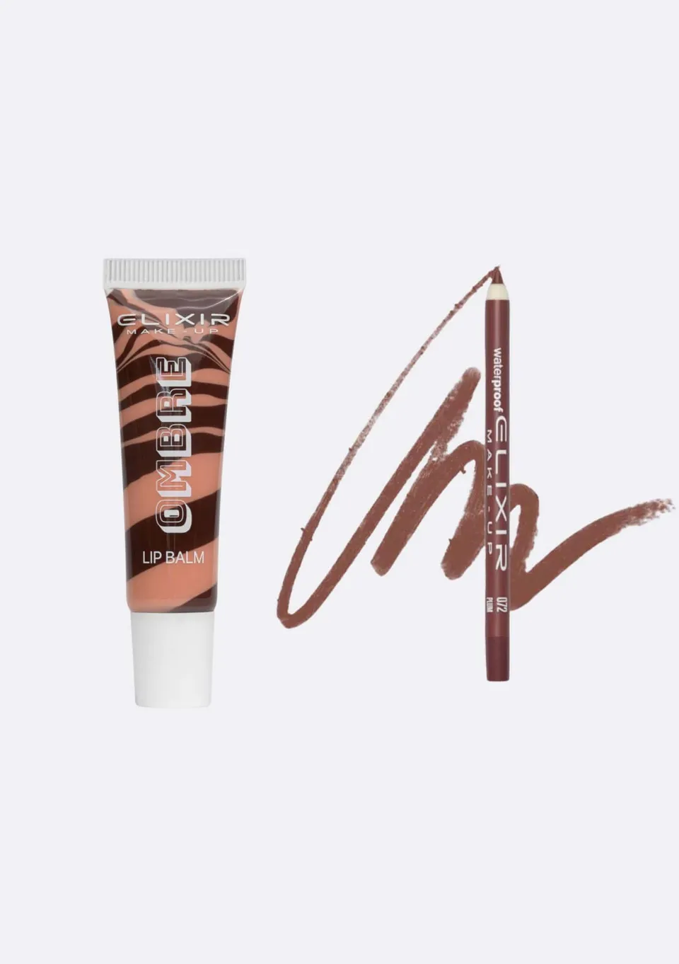 Élixir Ombre Lip Combo Kit lèvres Chocolate Glaze gloss + crayon