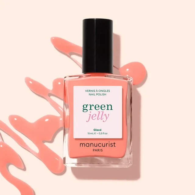 Manucurist Green Glacé Jelly vernis à ongles corail sirop