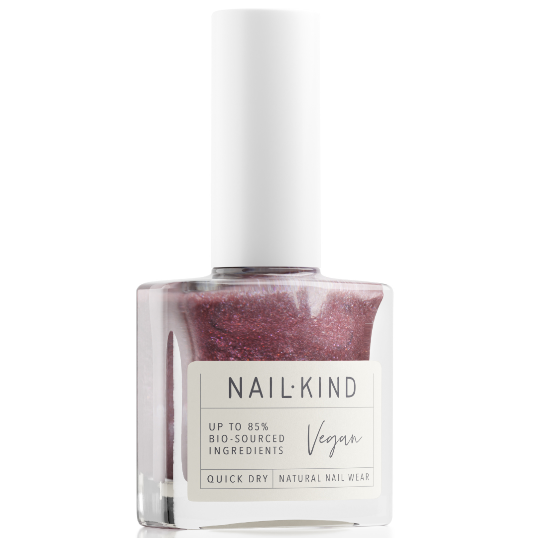 NAIL KIND The Colour Squad High Heels & Glitter vernis rose métallisé