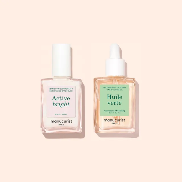 Manucurist Routine Basic kit soin ongles jaunes 2 soins éclat