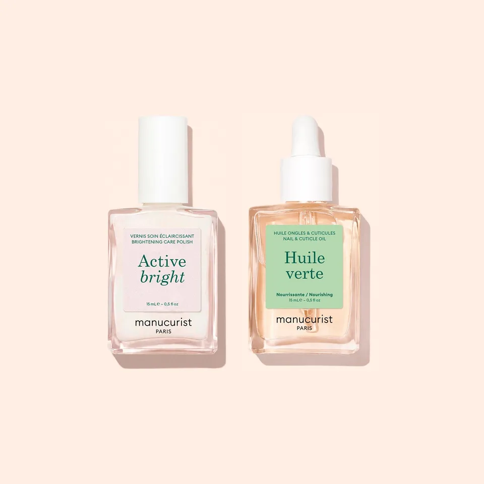 Manucurist Routine Basic kit soin ongles jaunes 2 soins éclat