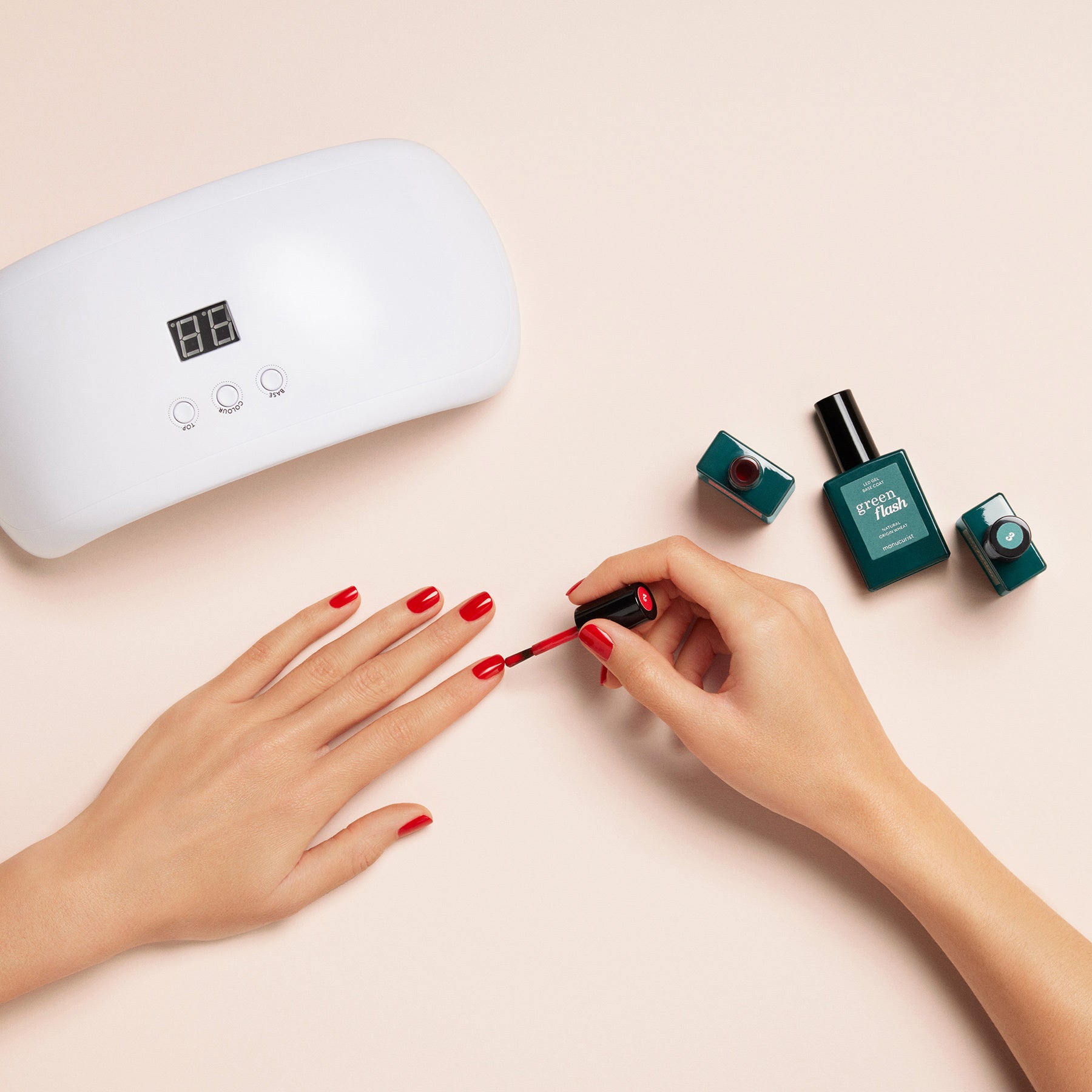 Manucurist Green Flash Welcome Kit vernis LED tenue 10j
