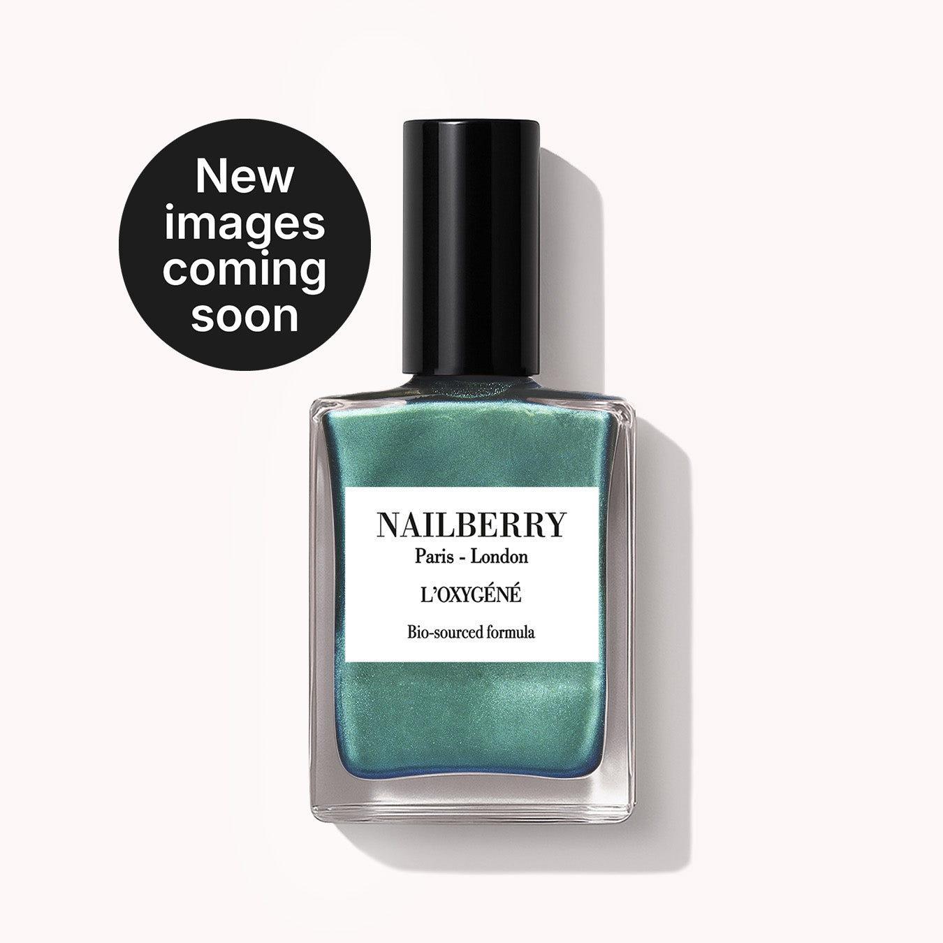 Nailberry L'oxygéné Glamazon vernis 14 ml vert bleu nacré