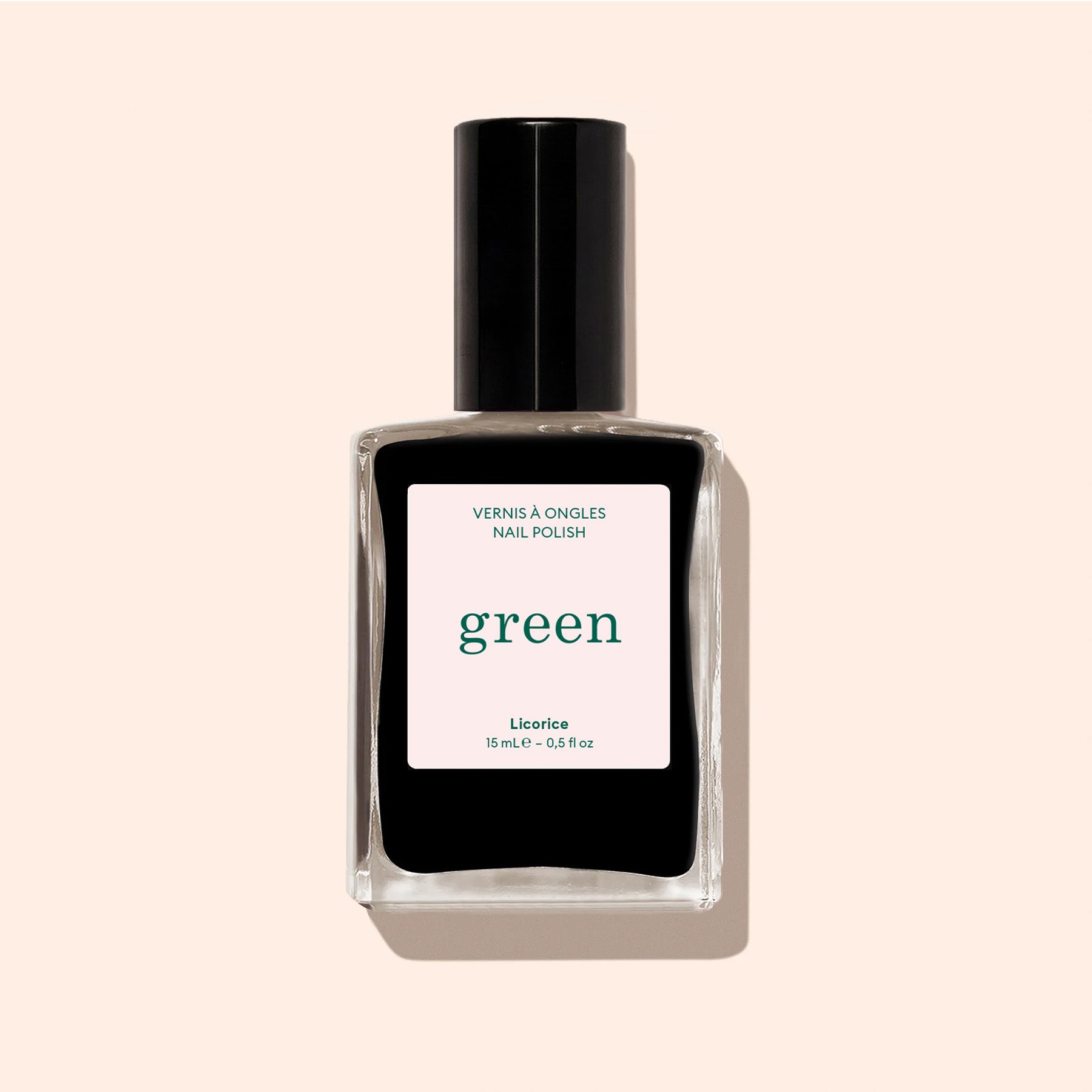 Manucurist Green Licorice vernis noir opaque