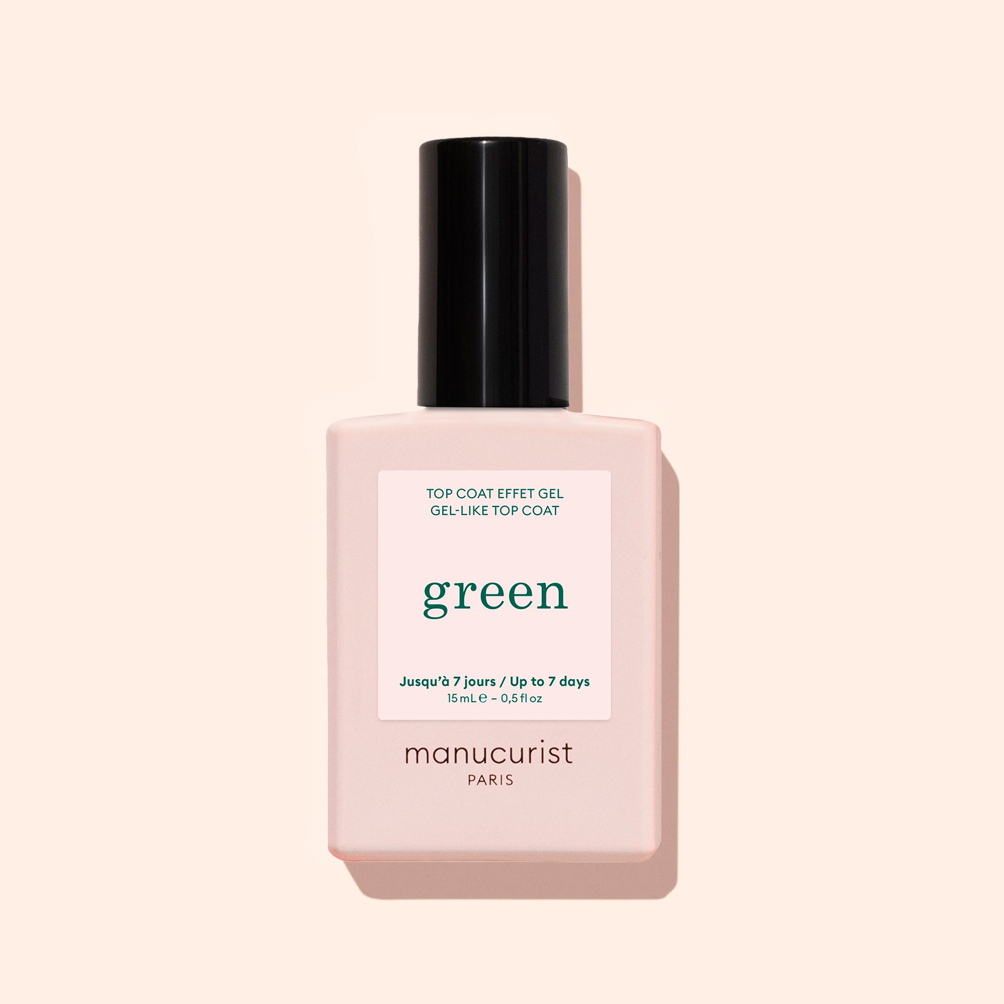 Manucurist Green Top Coat Sunshine vernis effet gel brillant