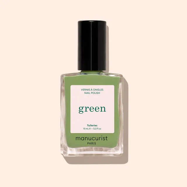 Manucurist Green Tuileries vernis à ongles vert olive gris