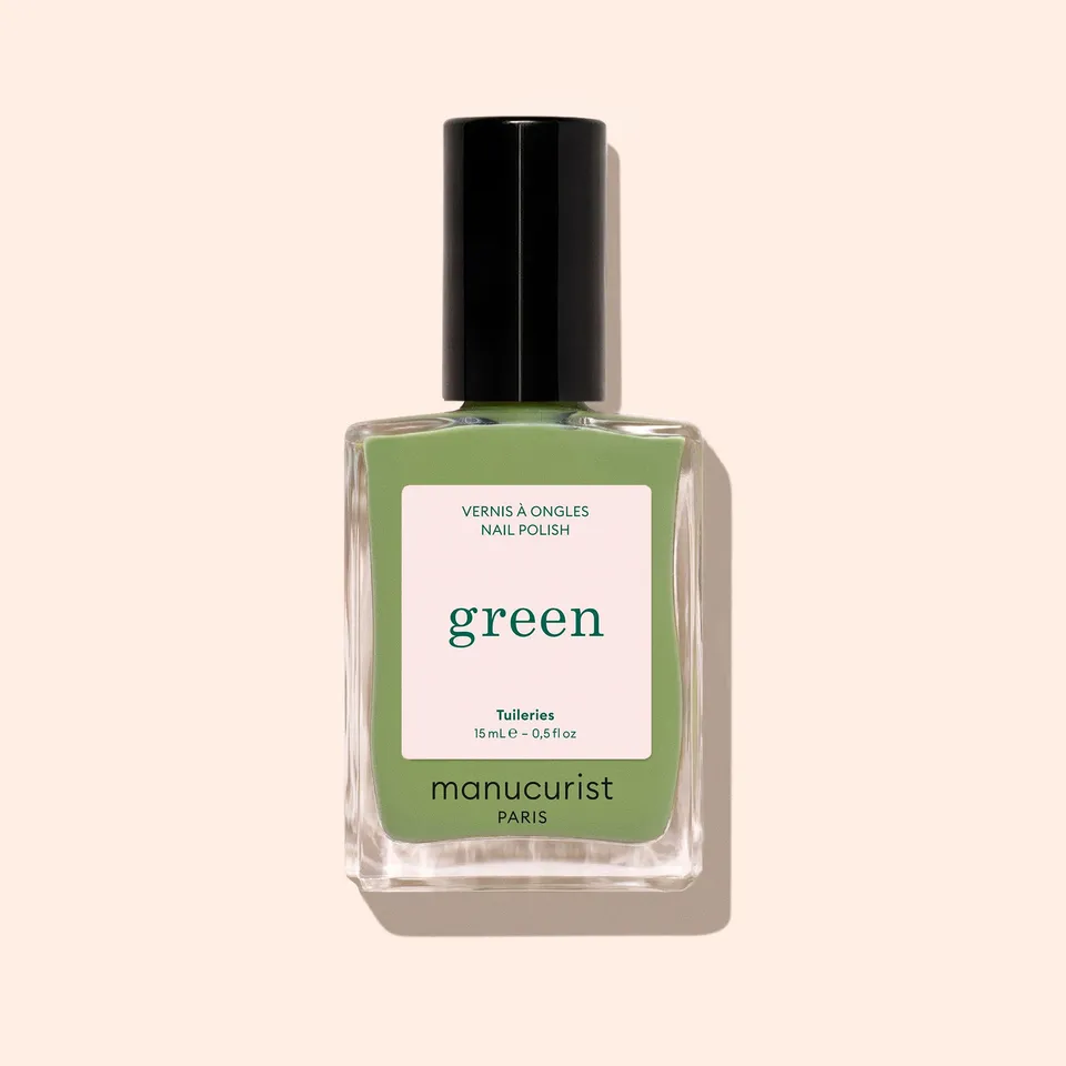 Manucurist Green Tuileries vernis à ongles vert olive gris