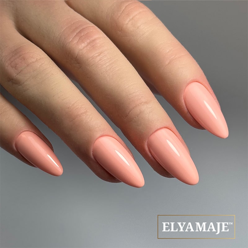 Elyamaje N°47 Ice Peach vernis semi-permanent pêche clair