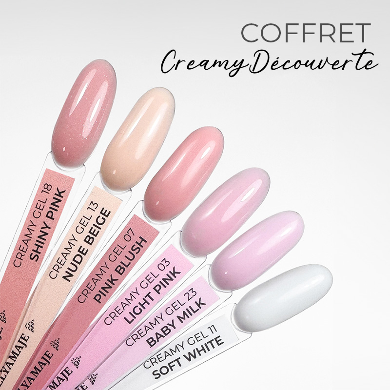 Elyamaje Creamy Gels Coffret 6 Gels UV 20ml Gainage