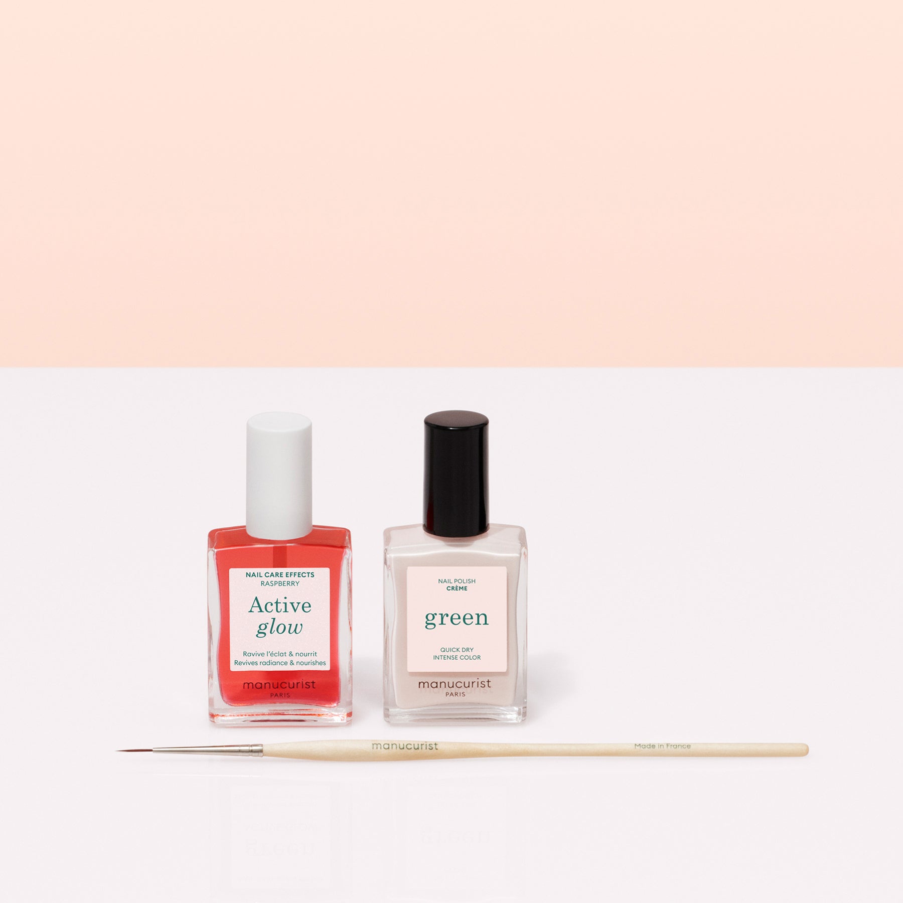 Manucurist French Manucure Glow kit vernis glow sans top coat