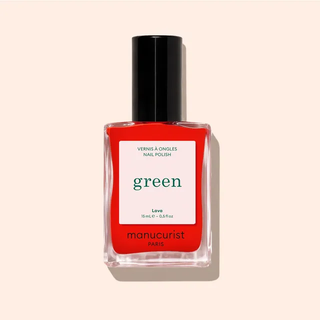 Manucurist Green Lava vernis rouge pop opaque