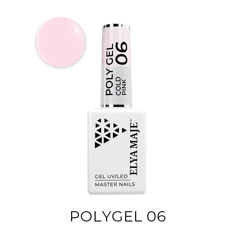 Elyamaje Polygel Liquide Cold Pink n°6 gel rose