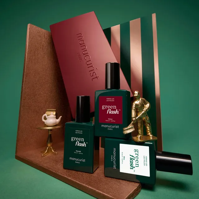 Manucurist Green Flash Trio à personnaliser vernis semi-permanent 3 teintes