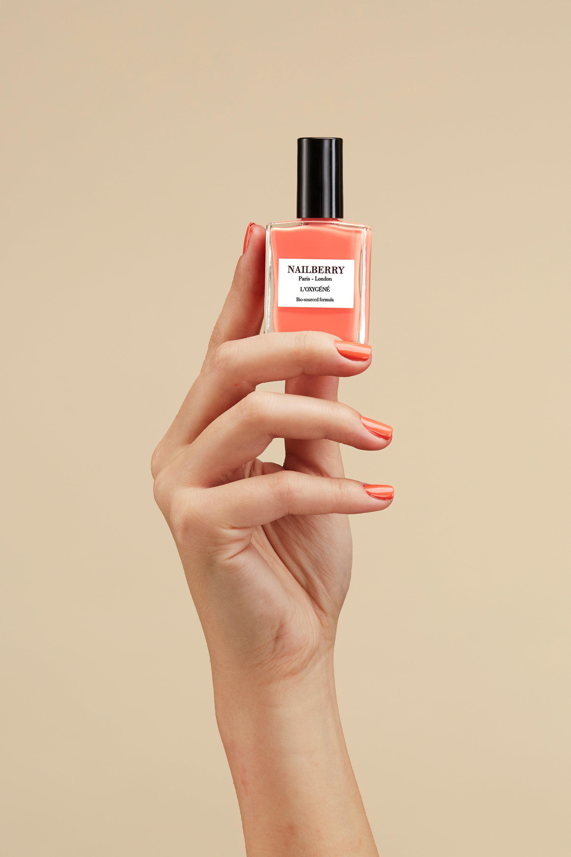 Nailberry Peony Blush vernis oxygéné 14 ml corail