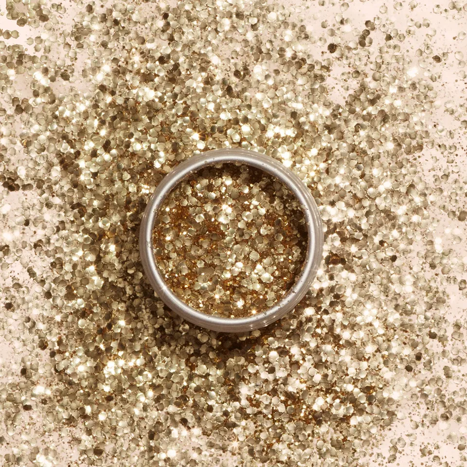 Manucurist Paillettes biodégradables Gold nail art doré
