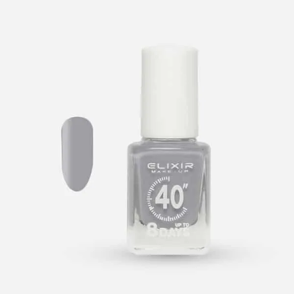 Élixir 40'' vernis ongles 441 Cloudy Grey séchage 40 secondes