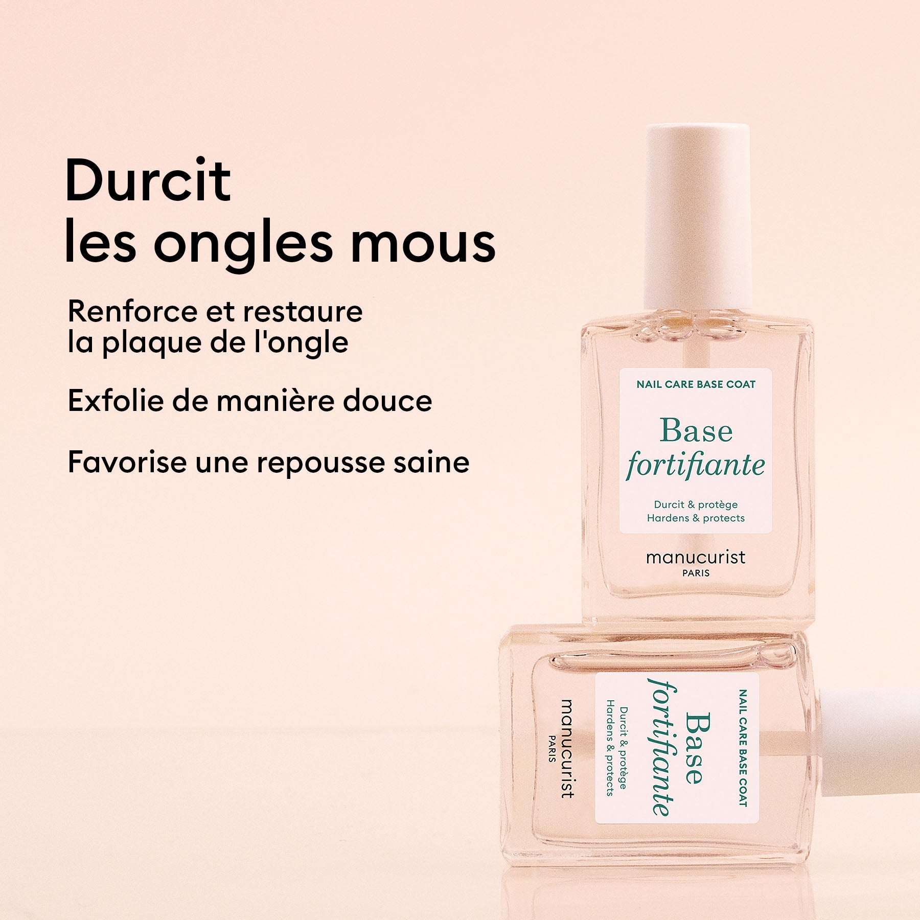 Manucurist Base Fortifiante vernis soin ongles mous