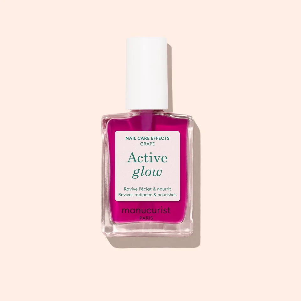Manucurist Active Glow Grape vernis soin lilas gloss