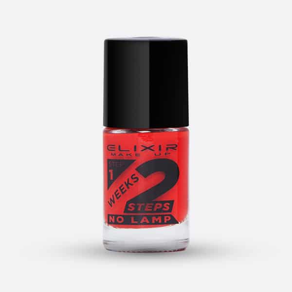 Élixir 2 Weeks 734 Vernis Effet Gel Rouge Pomme Sans Lampe