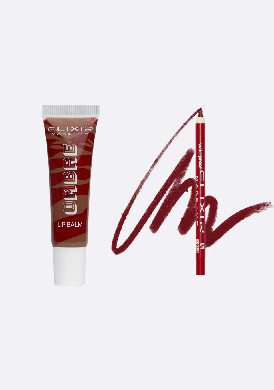 Élixir Ombre Lip Combo Nude Cherry duo lèvres glossy