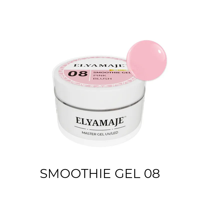 Elyamaje Smoothie Gel Pink Blush n°8 gel UV rose