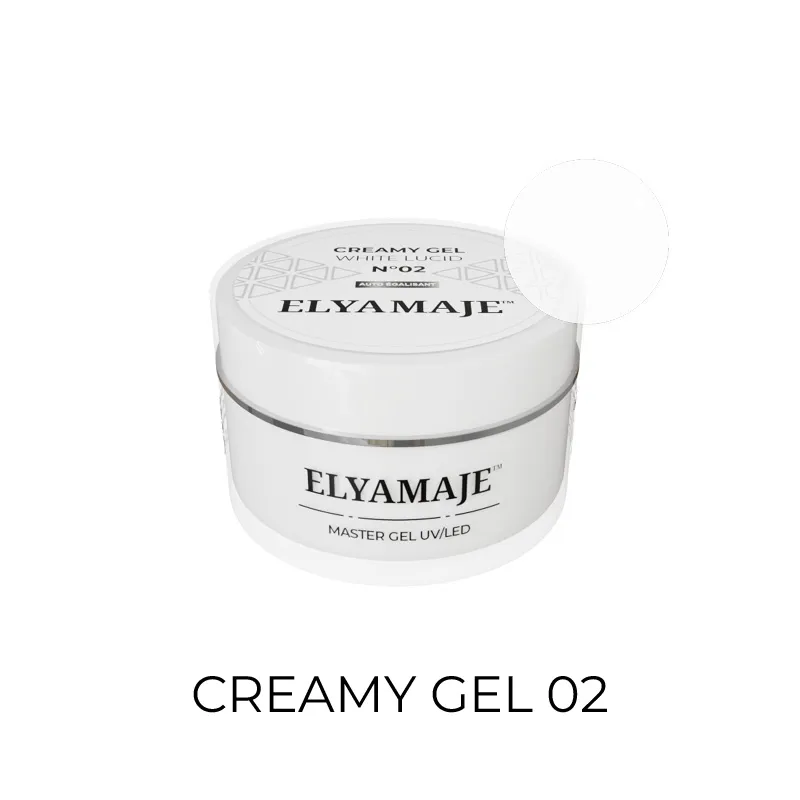 Elyamaje Creamy Gel White Lucid n°2 gel blanc laiteux