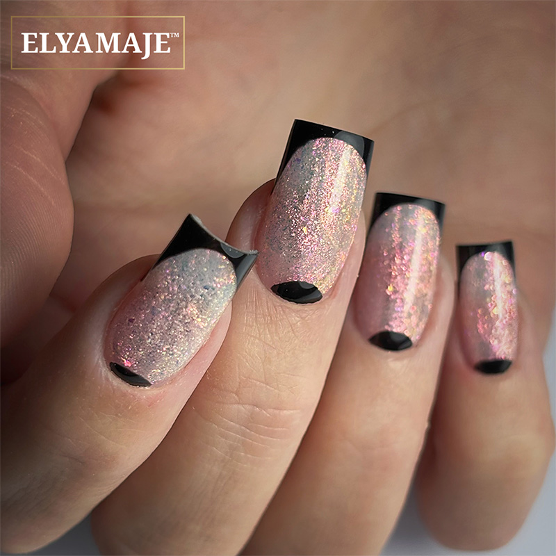 Elyamaje Flake Creamy Gel Pink Lucid n°02 gel rose