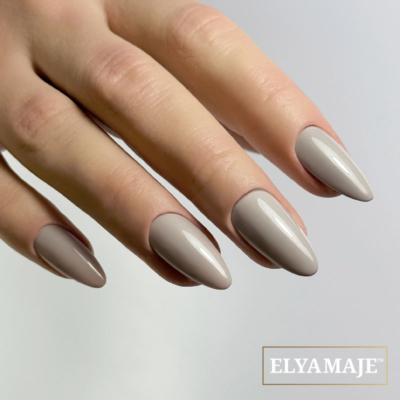 Elyamaje N°128 Gris perle vernis semi-permanent couvrant